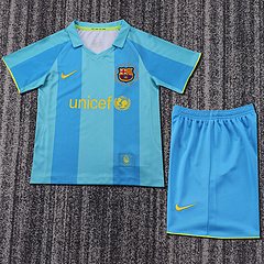 2007-08 Barcelona Away Retro Jersey - Kids 1