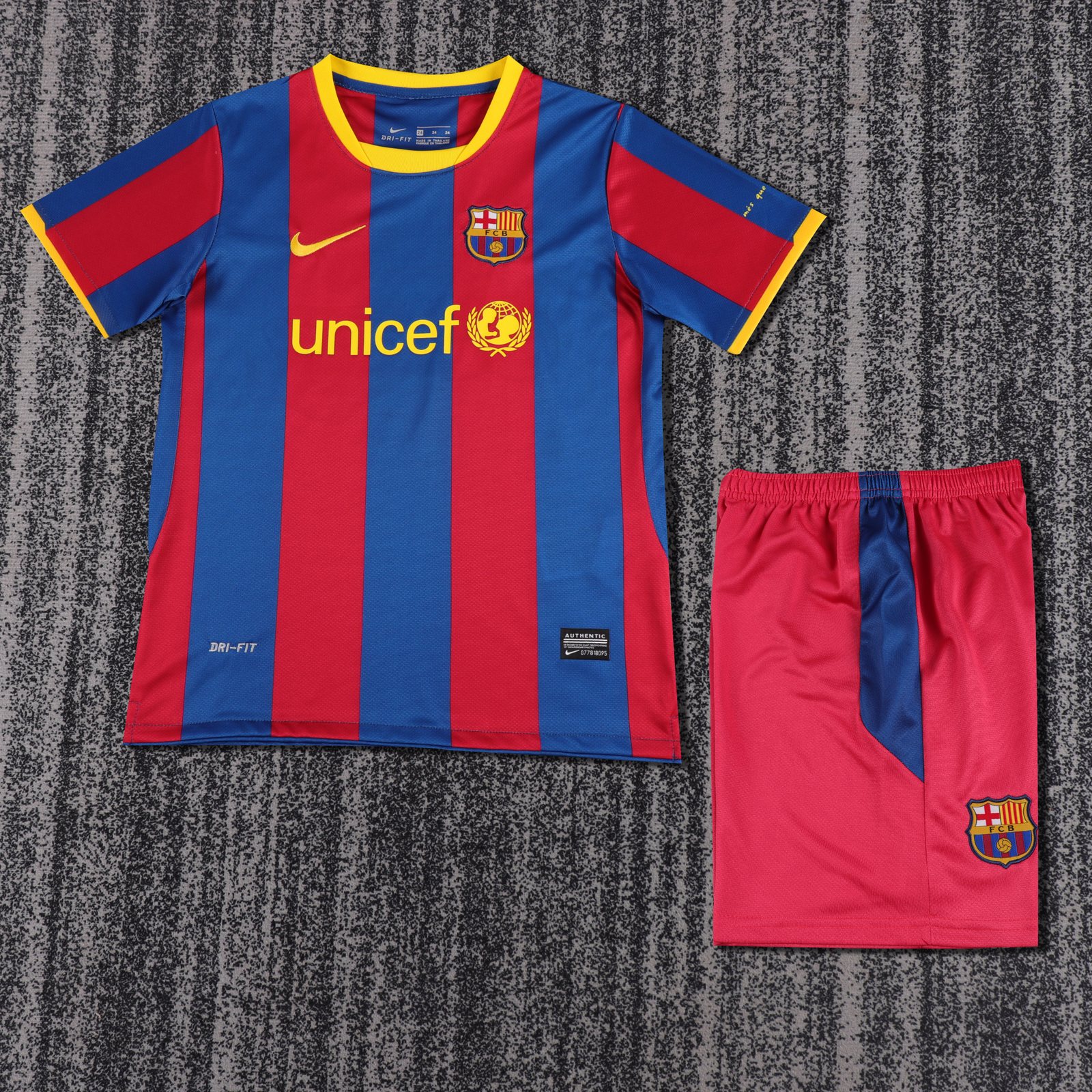 2010-11 Barcelona Home Retro Shirt - Kids Sizes 1