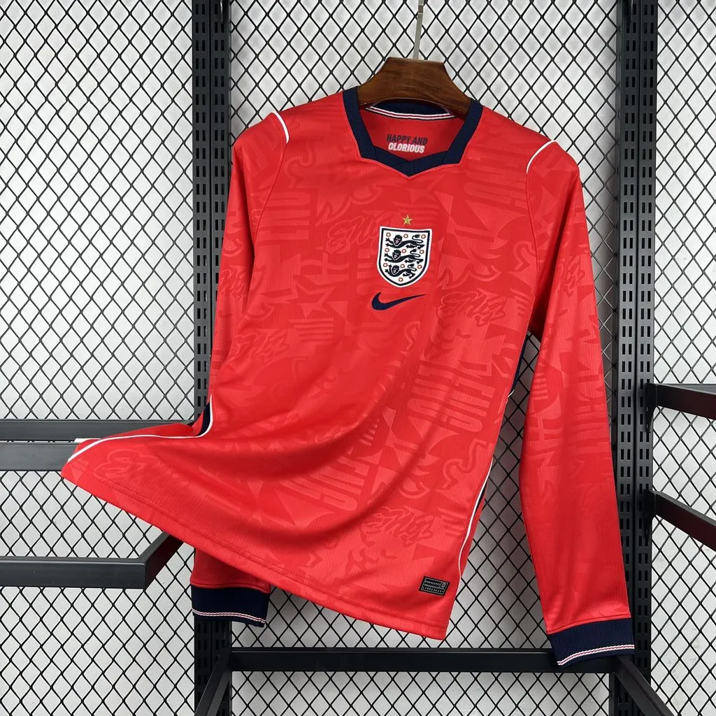 2026-27 England Away Long-Sleeve Jersey - Fan Edition 1