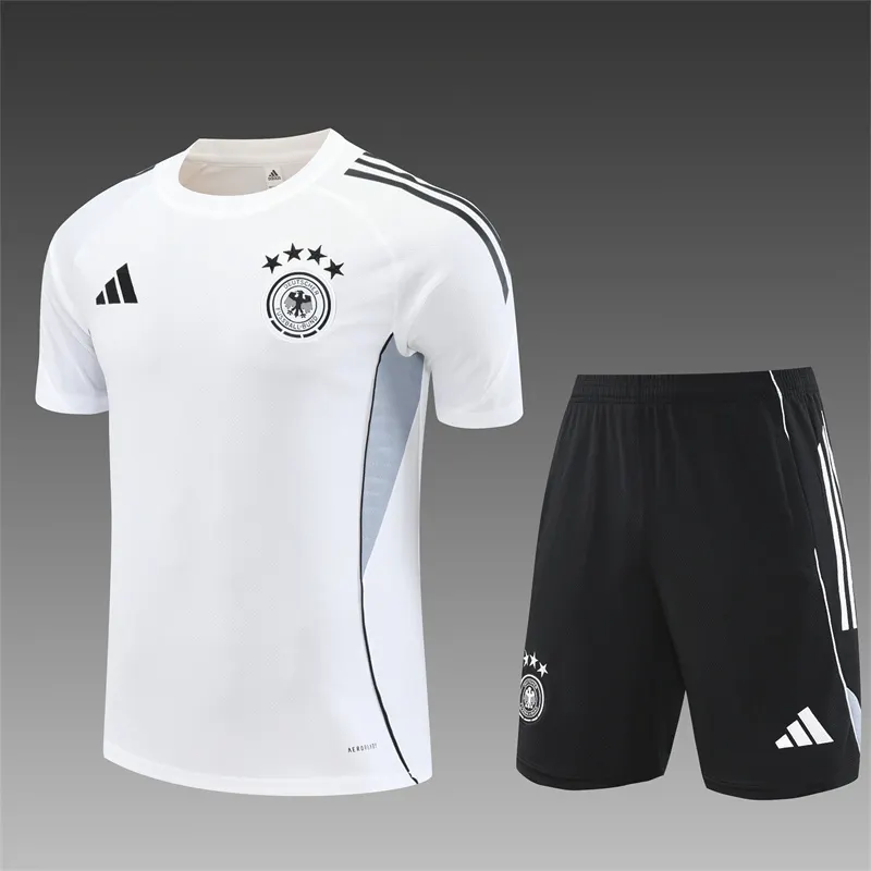 2025-26 Germany White Short-Sleeve Training Jersey 1
