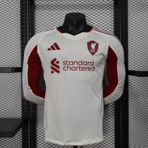 2025-26 Liverpool Away Long Sleeve Shirt - Player Edition 1