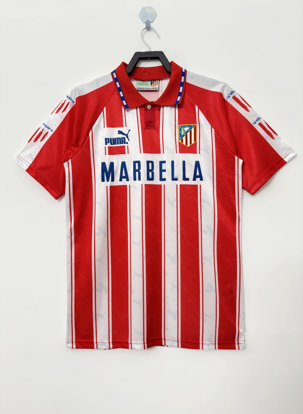 1994-95 Atletico Madrid Home Retro Jersey 1