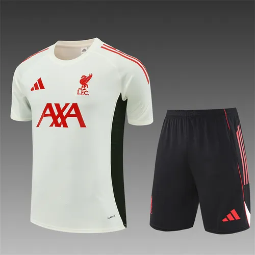 2025-26 Liverpool FC off-white short-sleeved training jersey 1