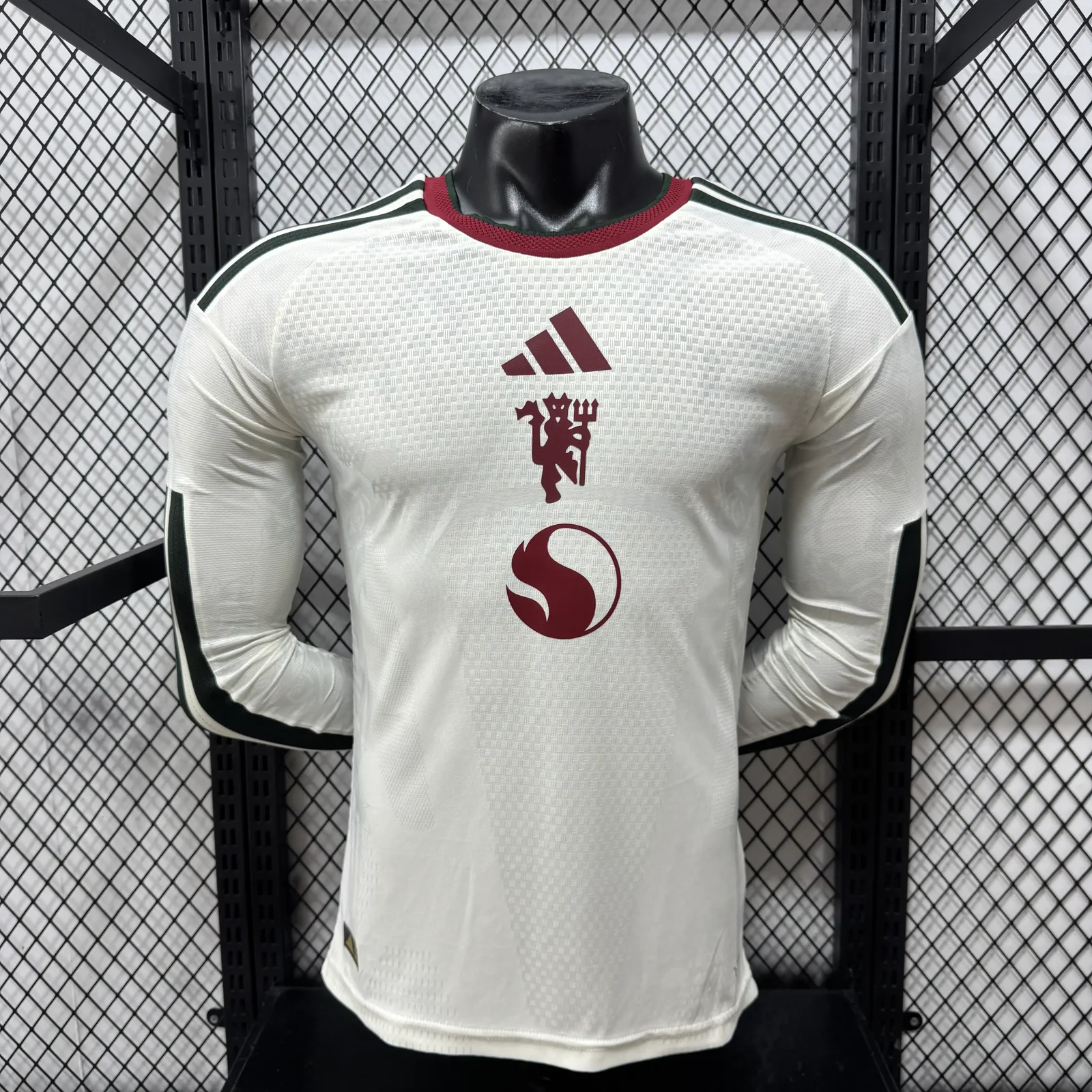 2026-27 Manchester United Second Away Long-Sleeve Kit - Player Version