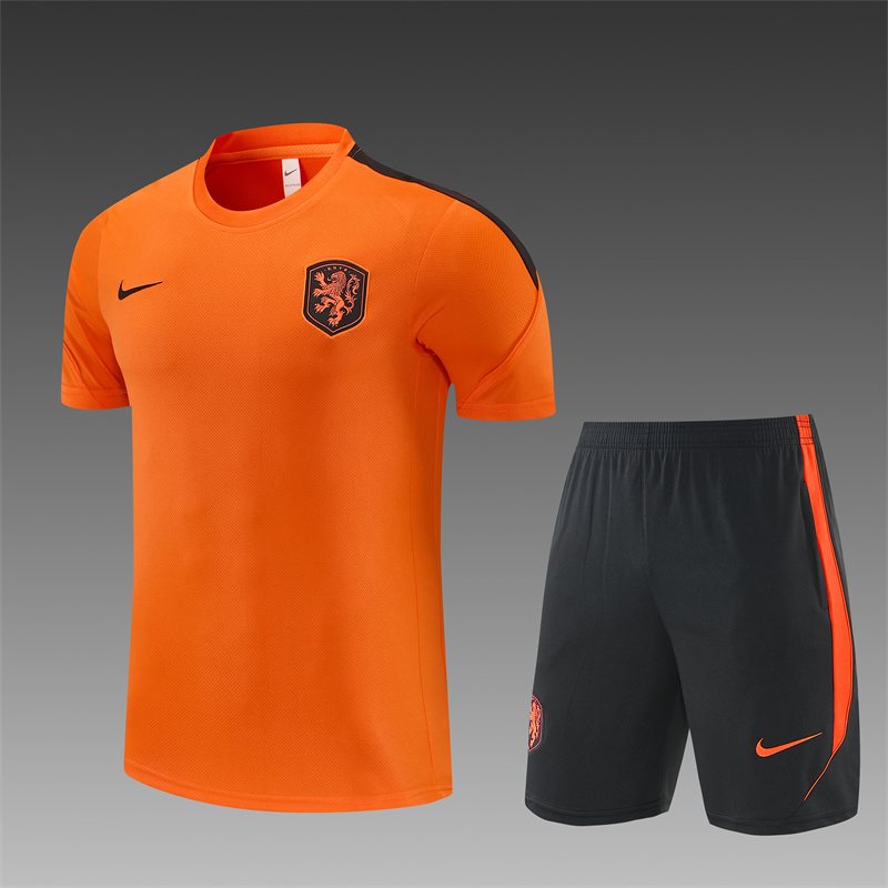 2026-27 Netherlands Royal Orange Short-Sleeve Training Jersey 1