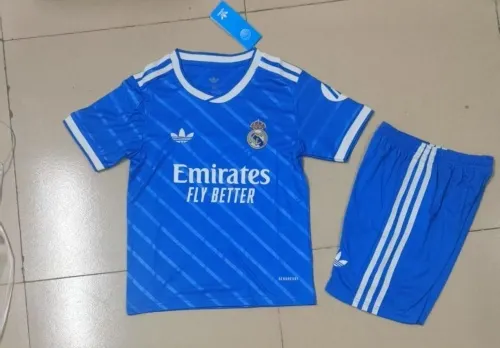 2025-26 Real Madrid Second Away Jersey - Kids 1