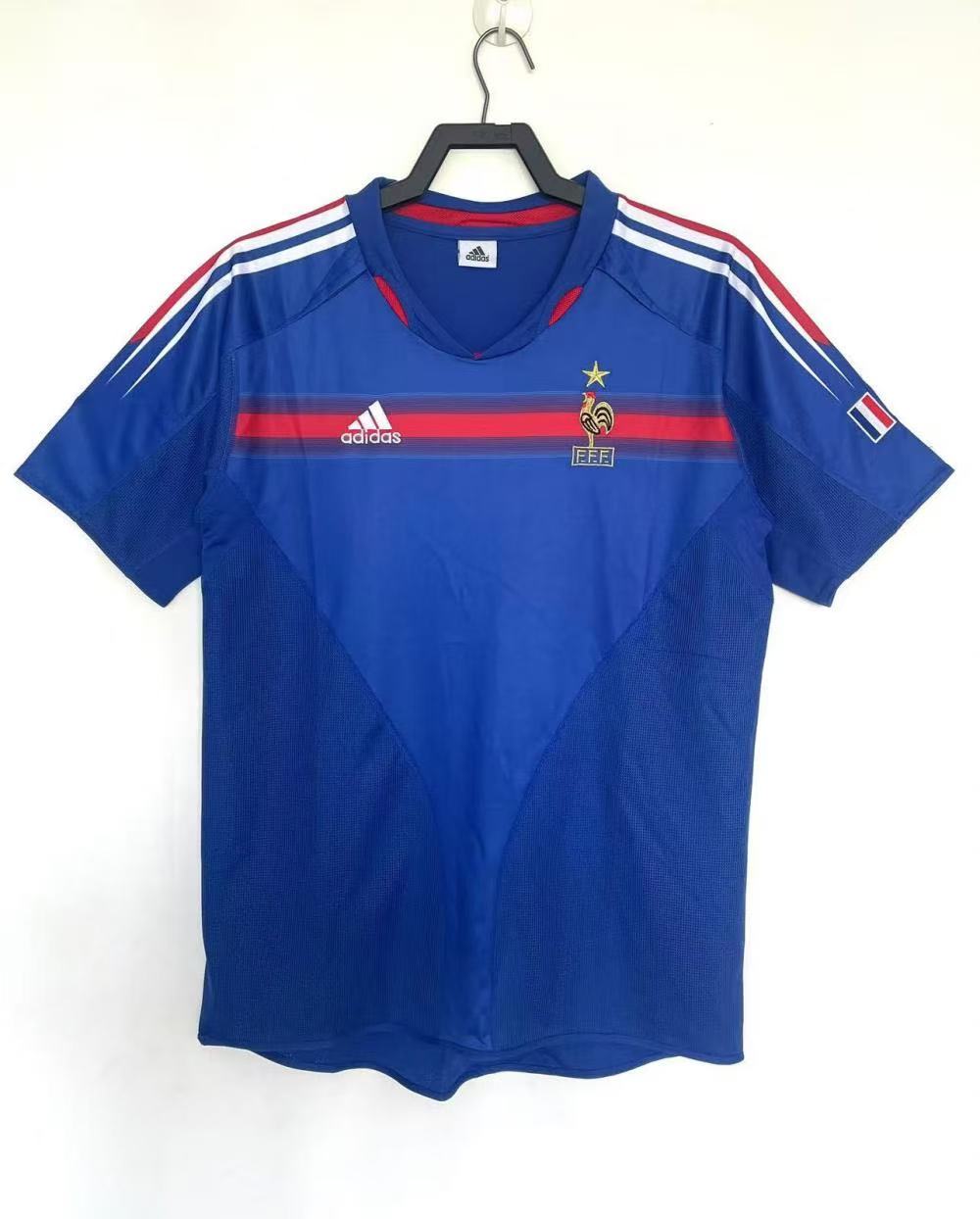 2004 France Home Retro Jersey 1