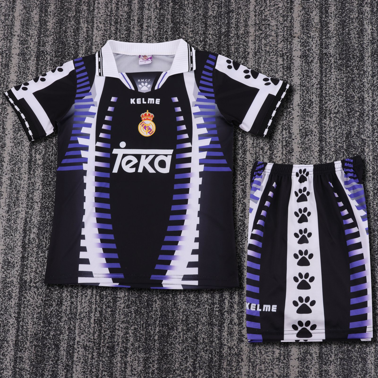 1997-98 Real Madrid Second Away Kit – Kids