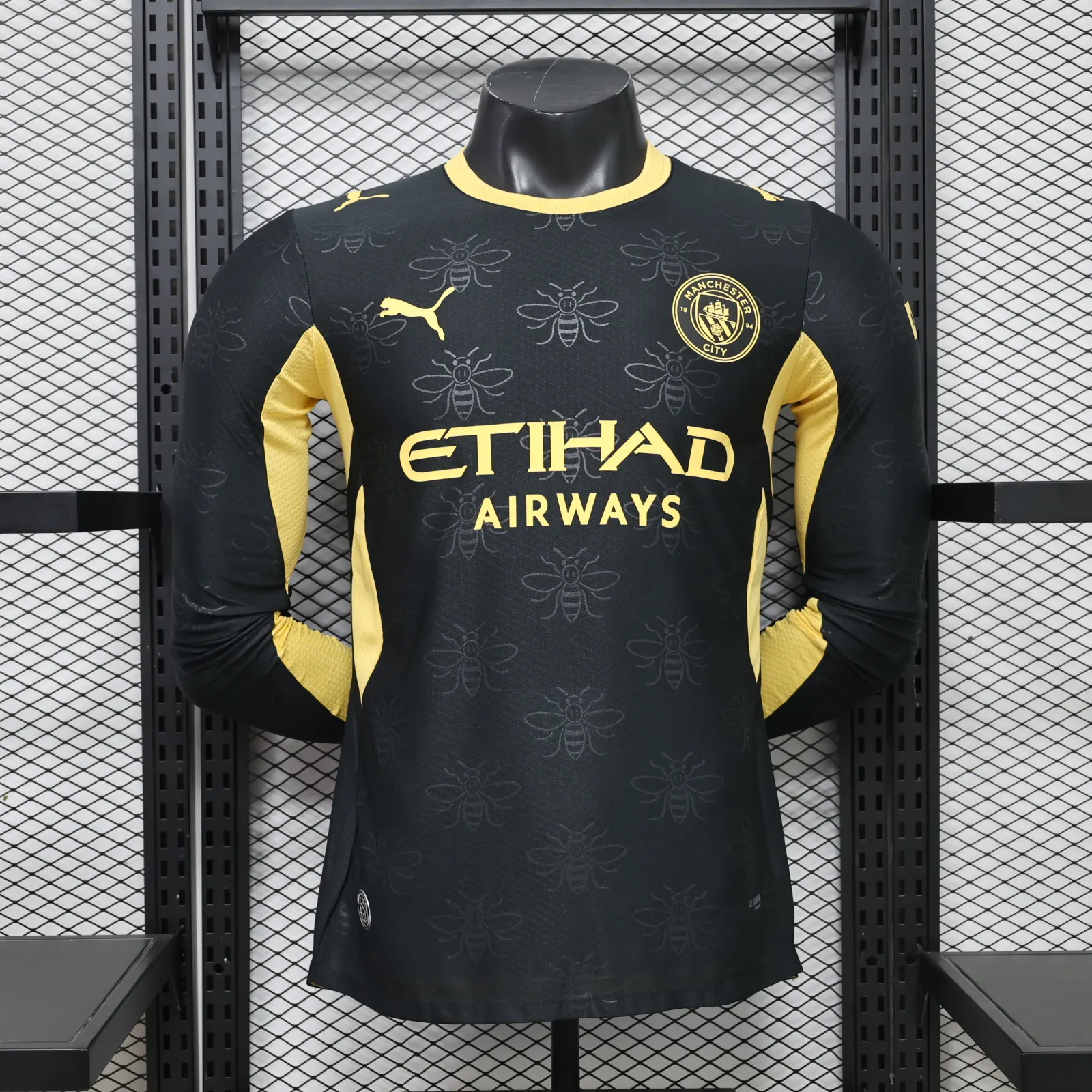 2026-27 Manchester City Away Long-Sleeve Kit – Player Version