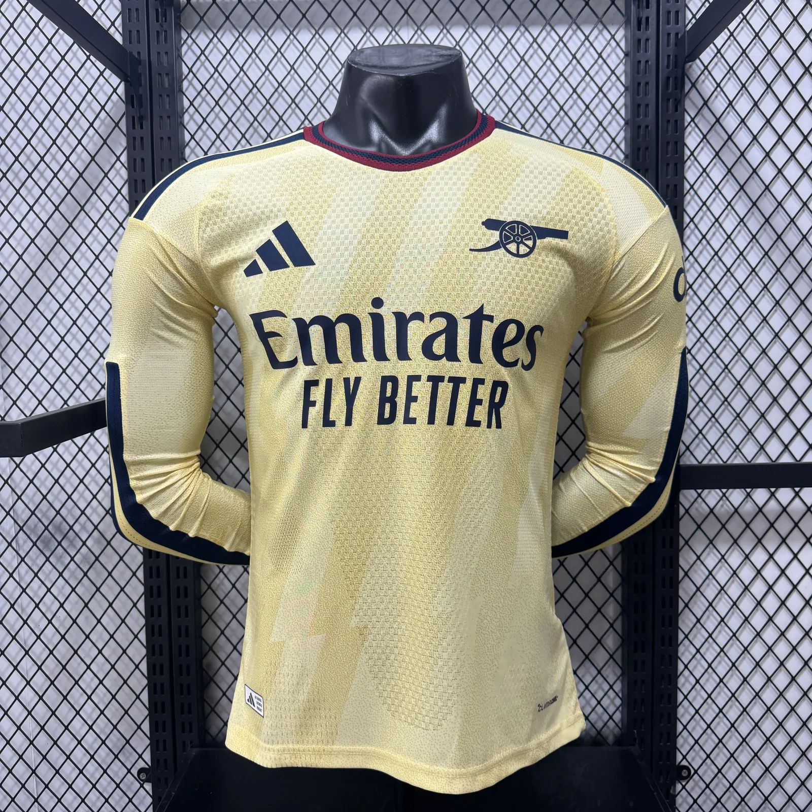 2026-27 Arsenal Second Away Long-Sleeve Kit - Player Version