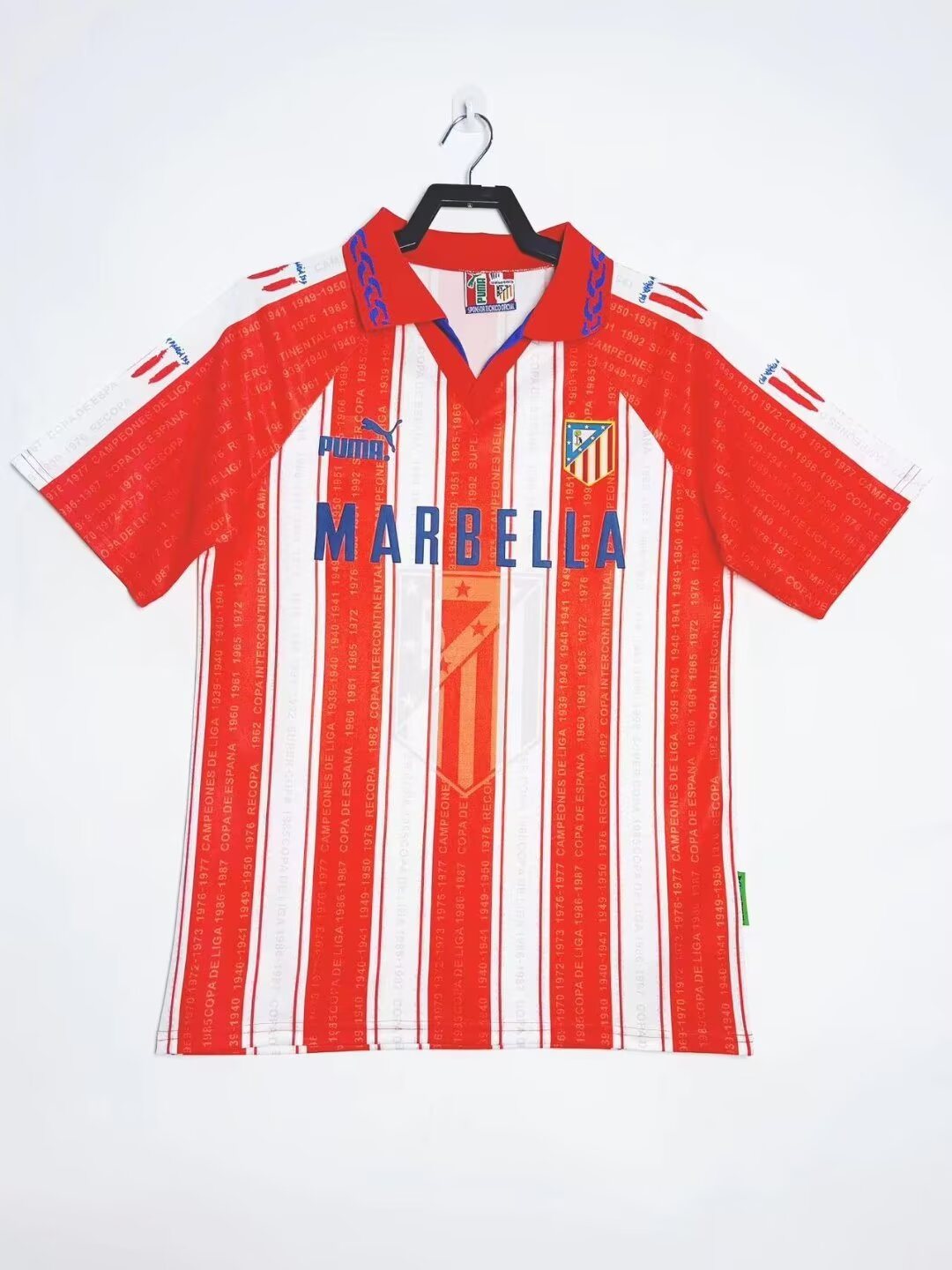 1995-96 Atletico Madrid Home Retro Jersey 1