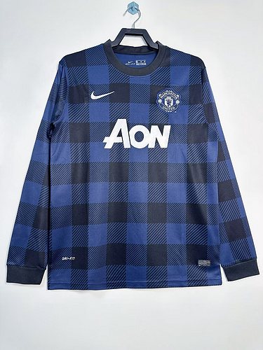 2013-14 Manchester United Away Long Sleeve Retro Shirt 1