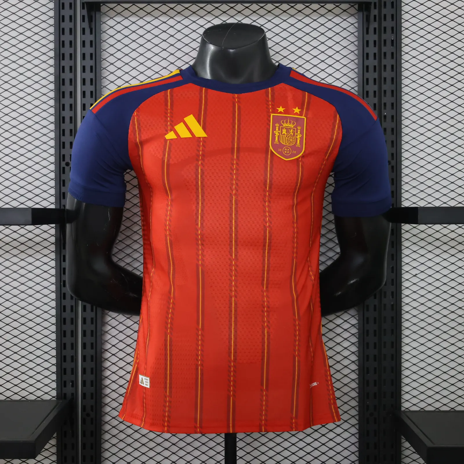 2026-27 Spain Home Jersey (with two stars) – Player Version 1