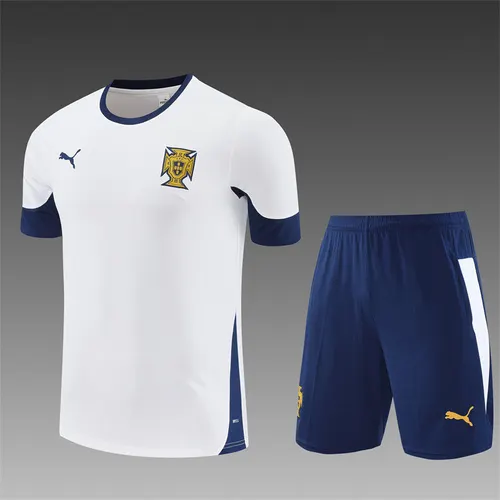 2025-26 Portugal White Short Sleeve Training Jersey 1