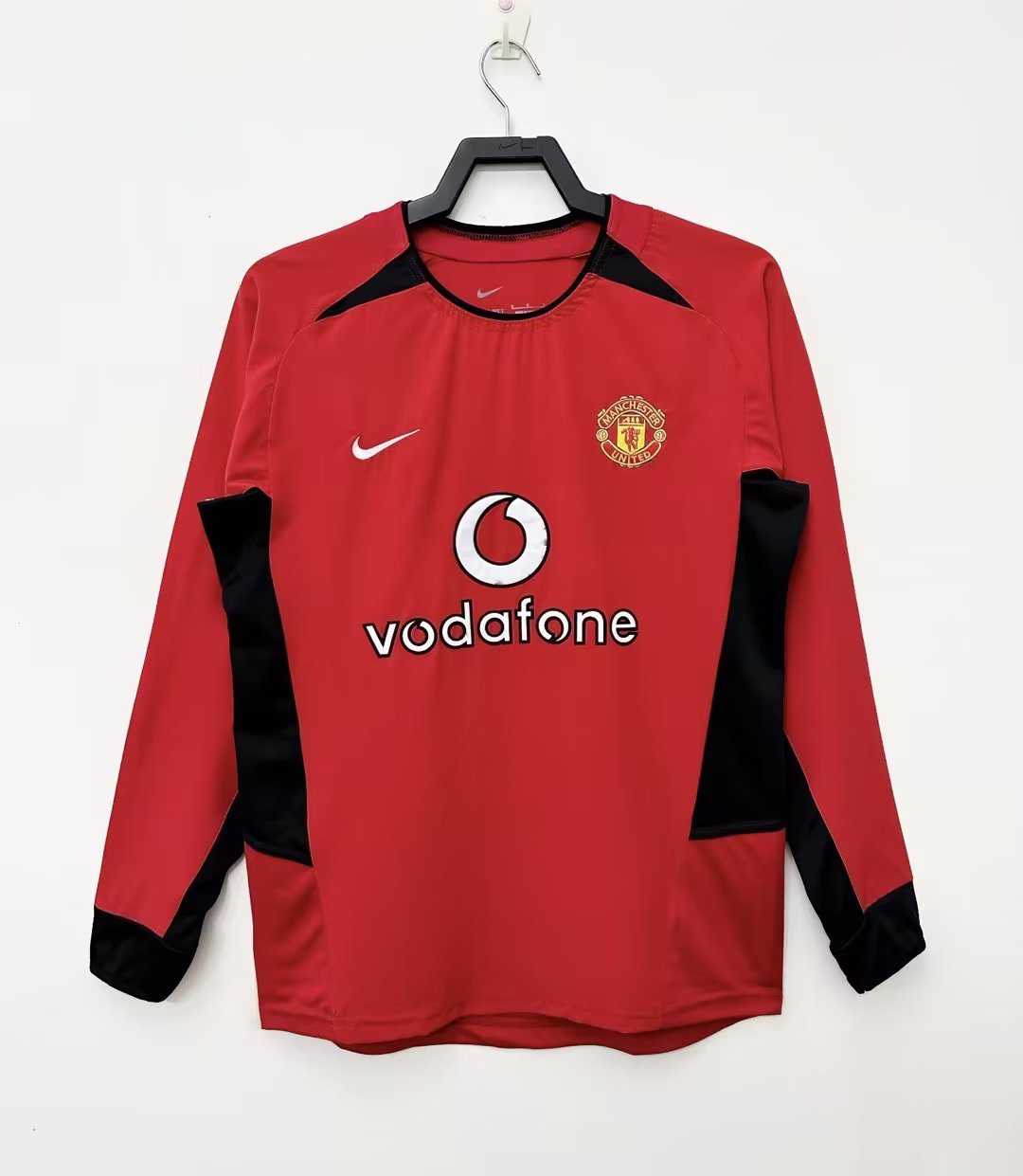 2002-04 Manchester United Home Long Sleeve Retro Shirt