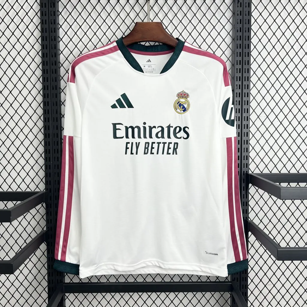 2026-27 Real Madrid Home Long-Sleeve Jersey - Fan Edition 1