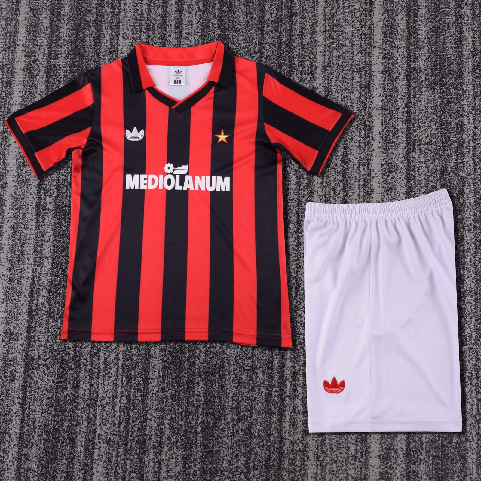 1990-91 AC Home Retro Shirt - Kids 1