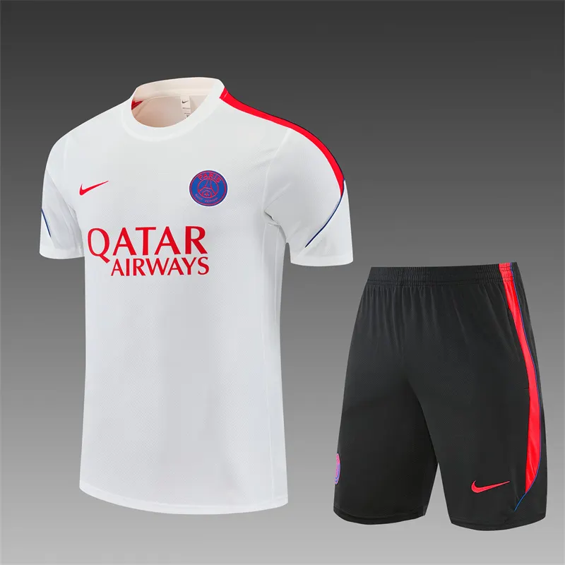 2026-27 Paris White Short-Sleeve Training Jersey 1