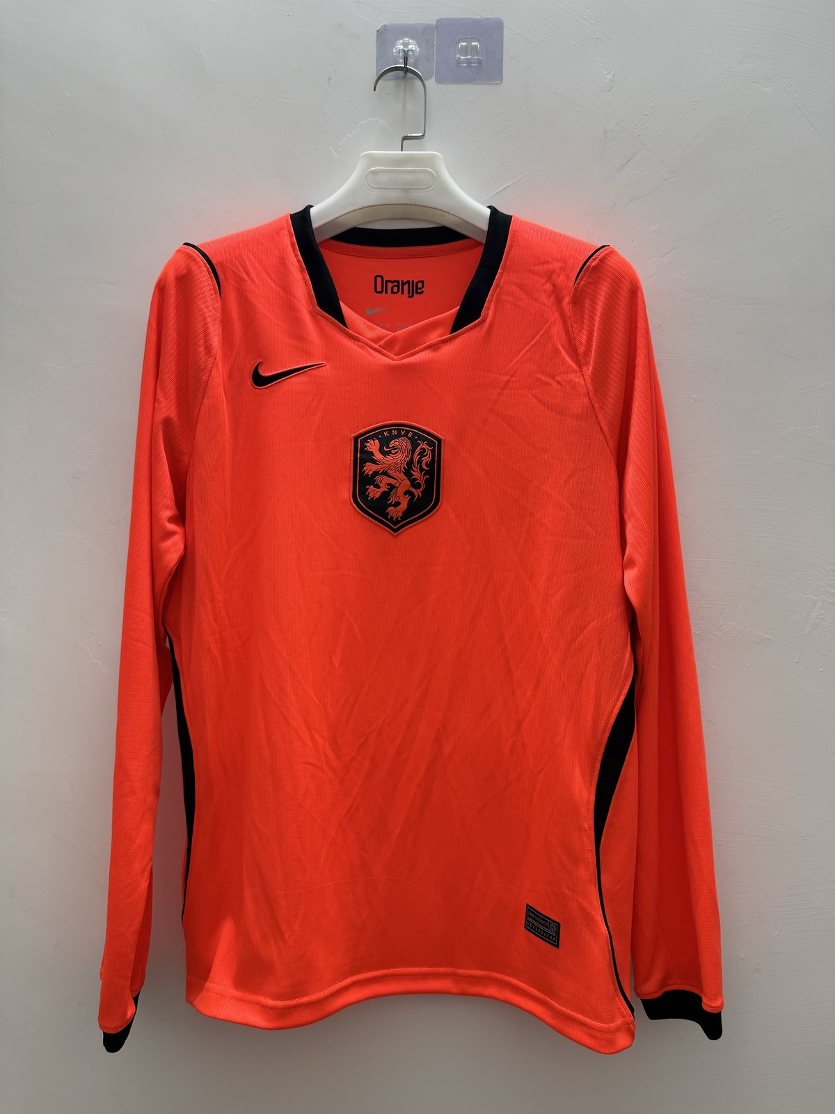 2026-27 Netherlands Home Long-Sleeve Jersey - Fan Edition 1