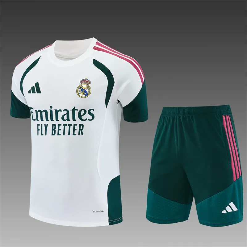 2026-27 Real Madrid White Training Jersey 1