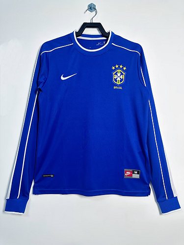 1998 Brazil Away Long Sleeve Retro Jersey 1