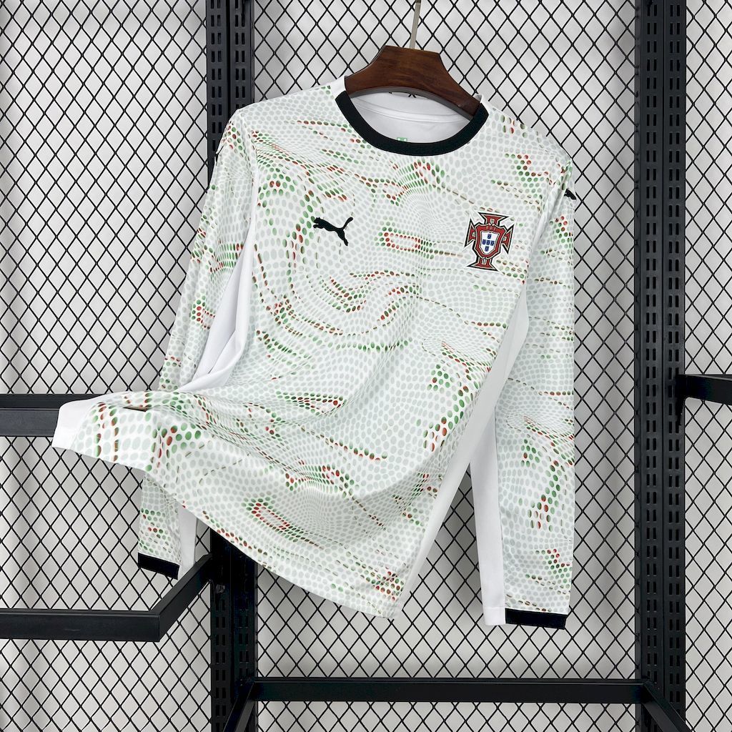2025-26 Portugal Away Long Sleeve Jersey - Fan Edition 1