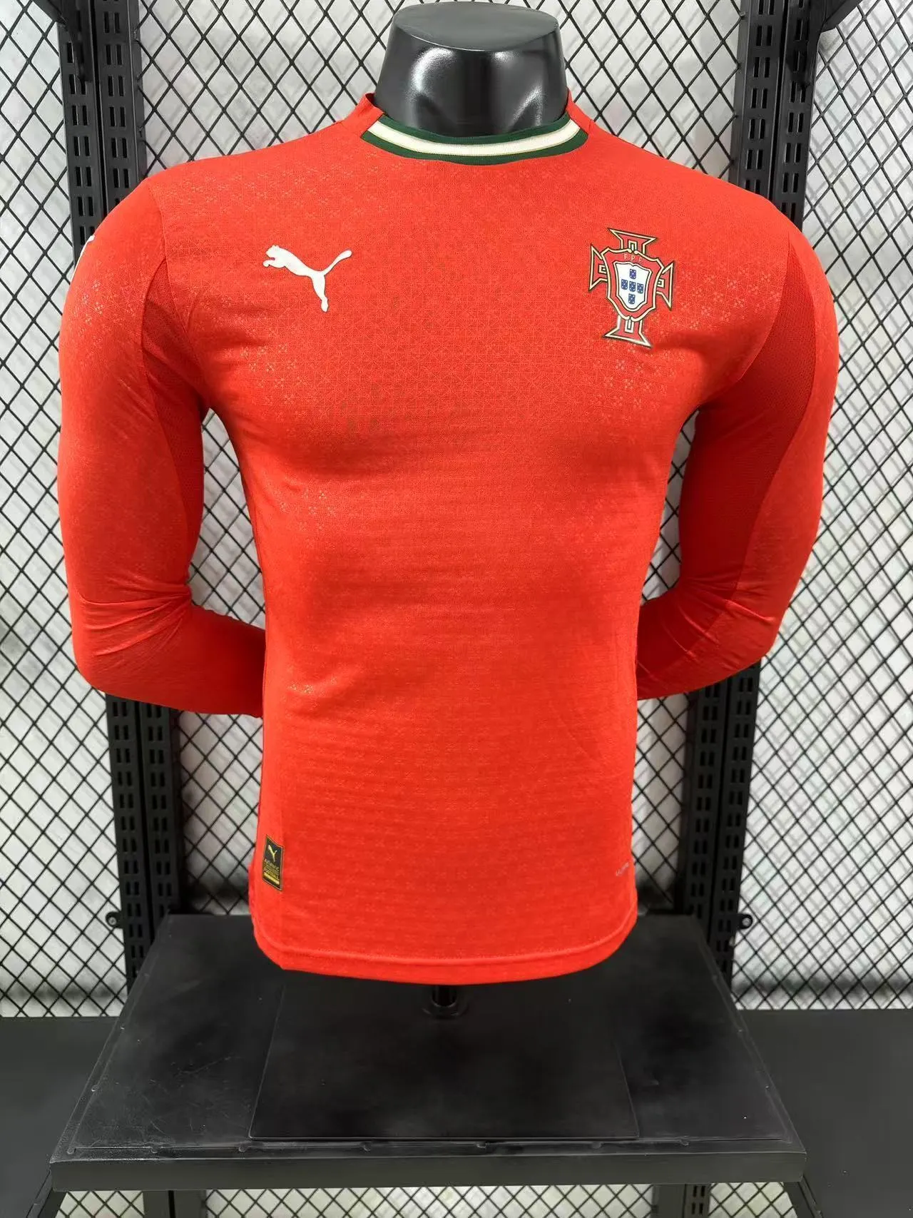 2025-26 Portugal Home Long-Sleeve Jersey - Player Version 1