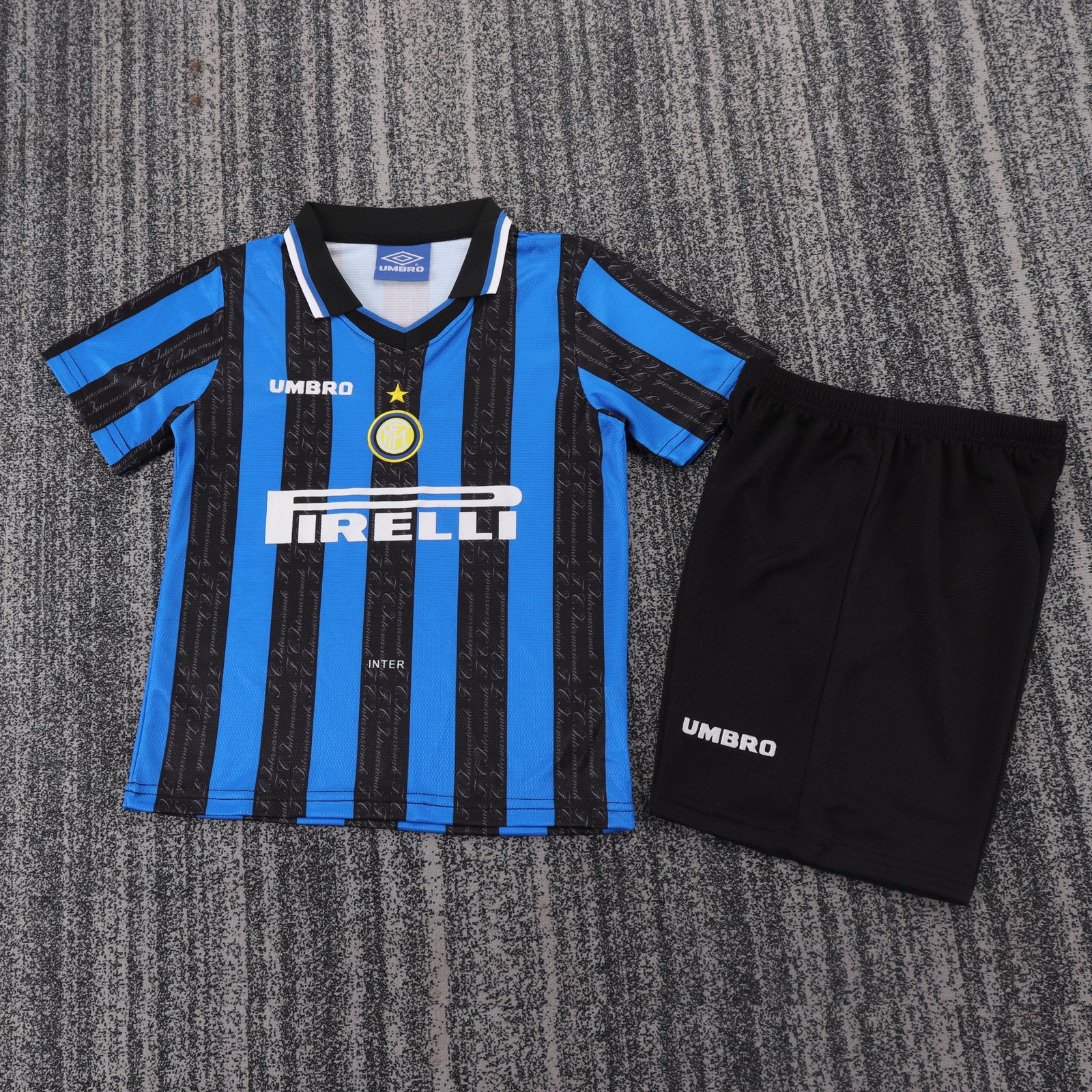 1997-98 Inter Milan Home Retro Shirt - Kids Sizes 1