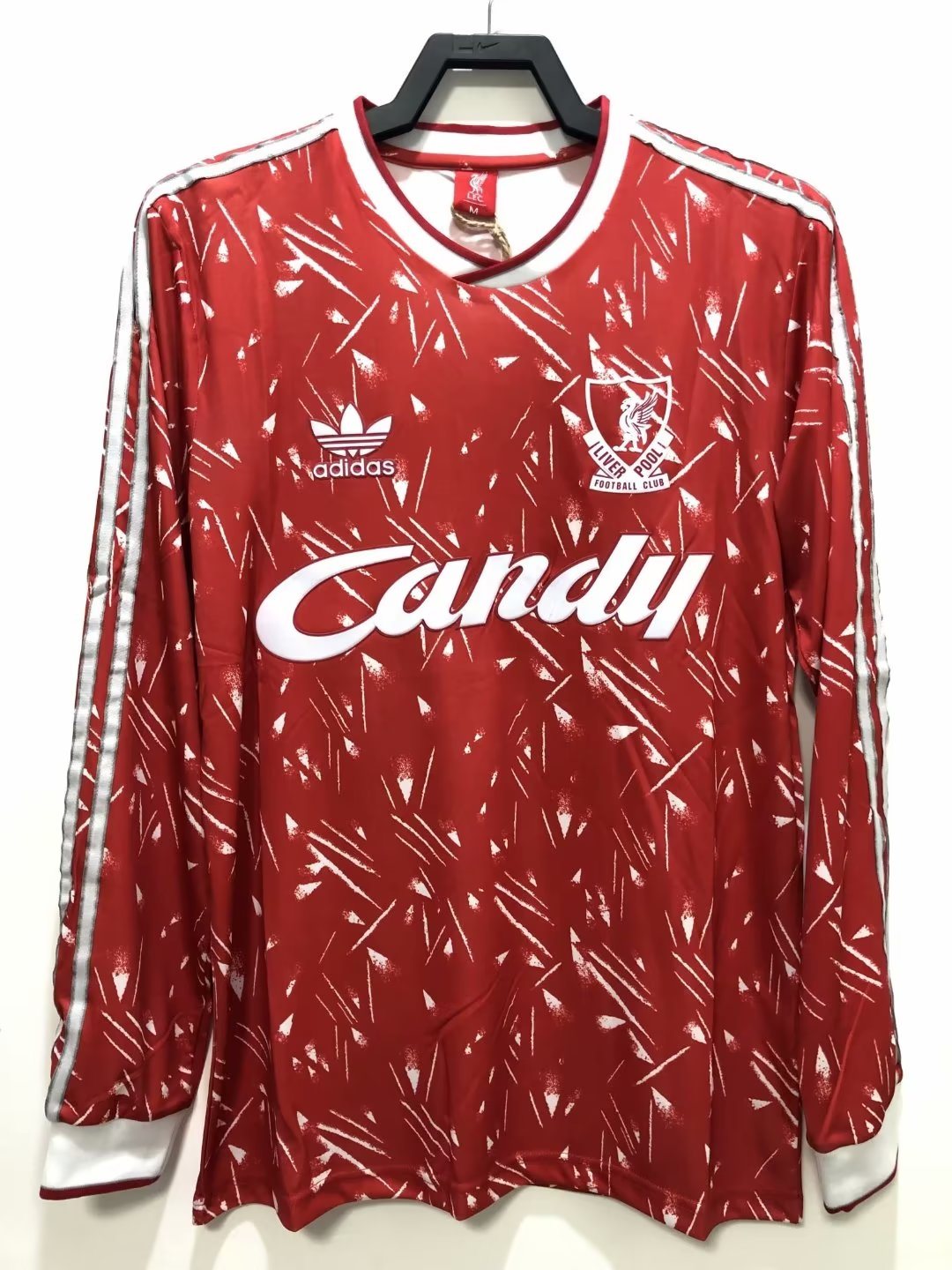 1989-91 Liverpool Home Long Sleeve Retro Jersey 1