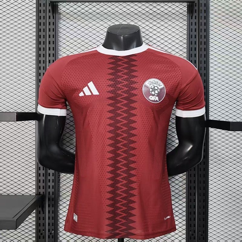 2026 Qatar Home Jersey - Player Version 1