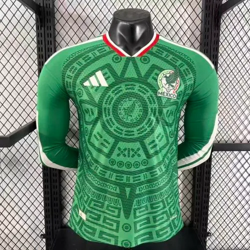 2026-27 Mexico Home Long-Sleeve Jersey - Player Version 1