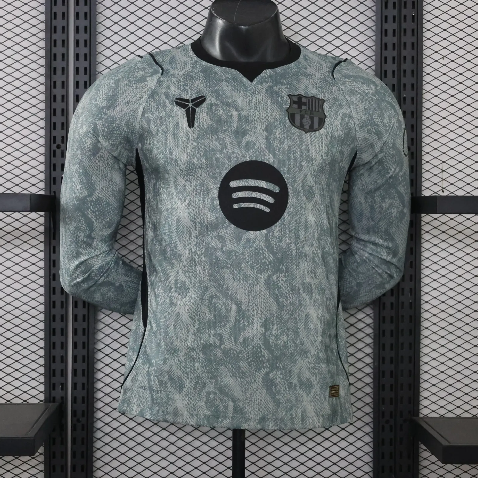 2026-27 Barcelona Long-Sleeve Goalkeeper Jersey – Player Version 1