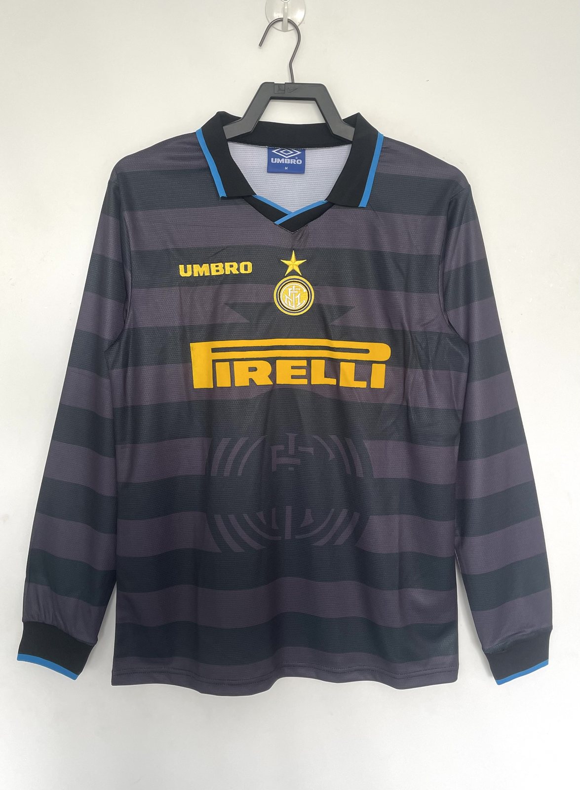 1997-98 Inter Milan Second Away Long Sleeve Retro Jersey 1