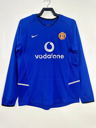 2002-03 Manchester United Second Away Long Sleeve Retro Jersey 1
