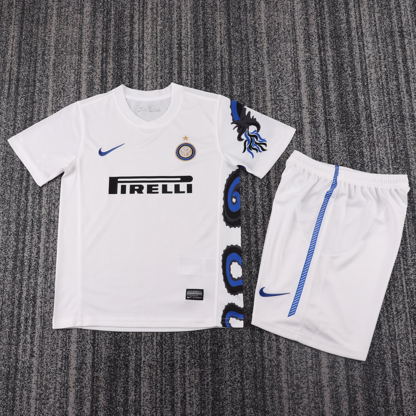 2010 Inter Away Retro Shirt - Kids Size 1