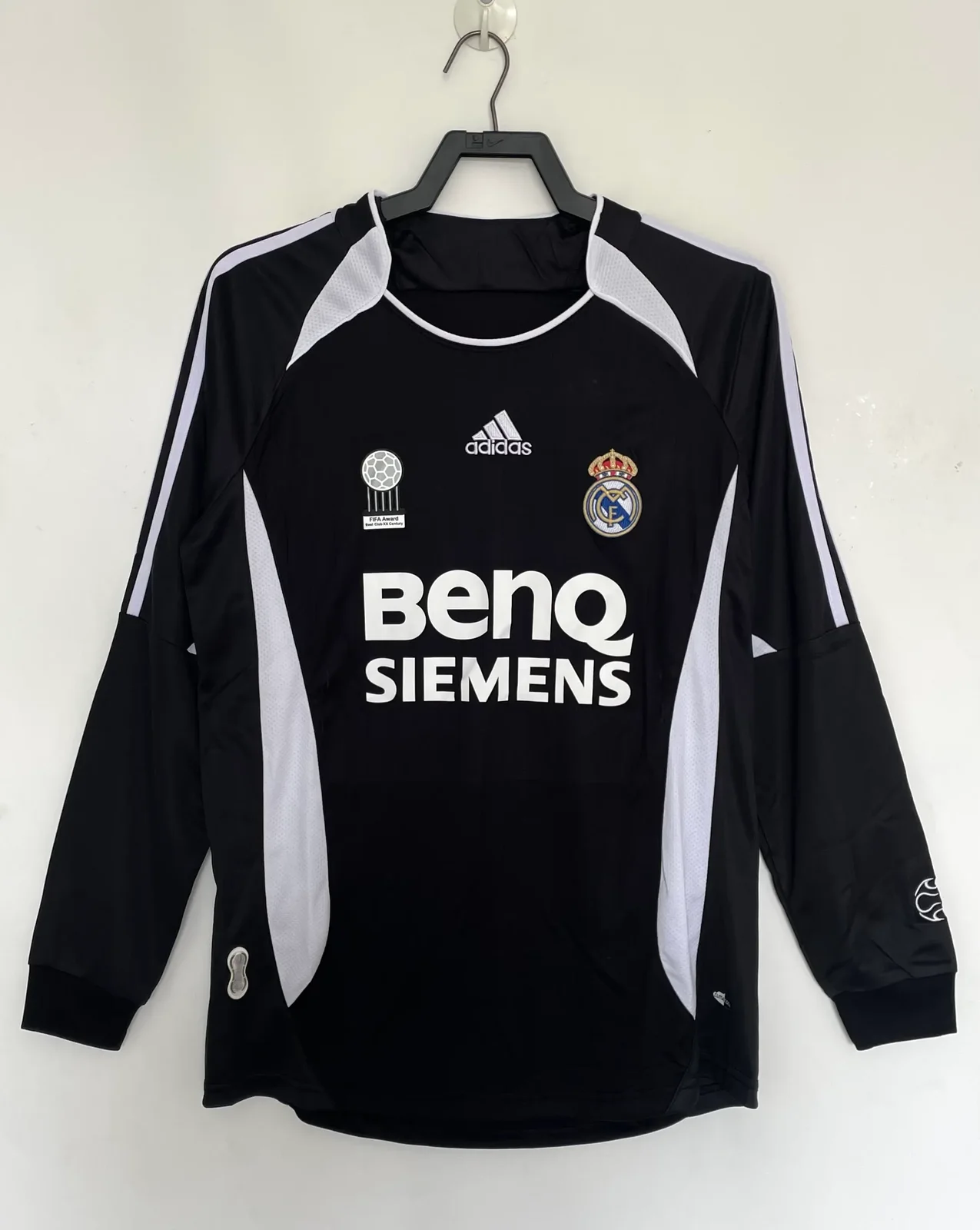 2006-07 Real Madrid Second Away Retro Long-Sleeve Jersey 1
