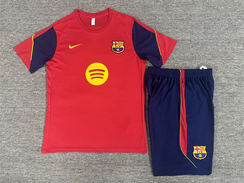 2026-27 Barcelona Red Short-Sleeve Training Jersey 1