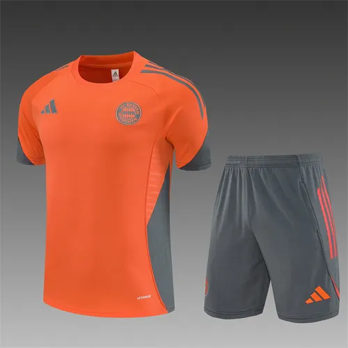 2025-26 Bayern Munich Orange Short Sleeve Training Jersey 1