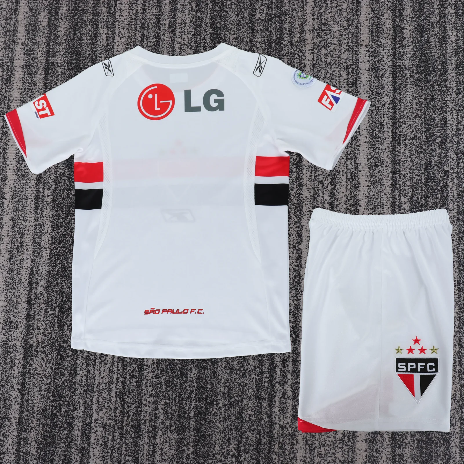2007-08 São Paulo Home Retro Jersey - Children's 1