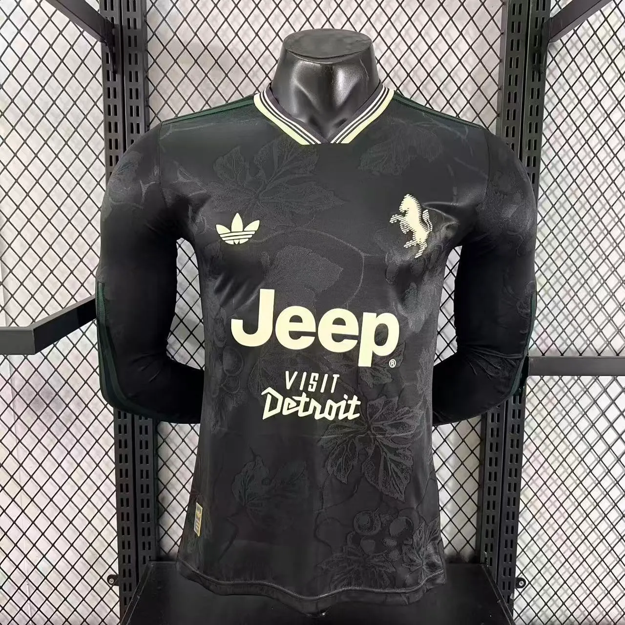 2025-26 Juventus Second Away Long-Sleeve Jersey - Player Version 1