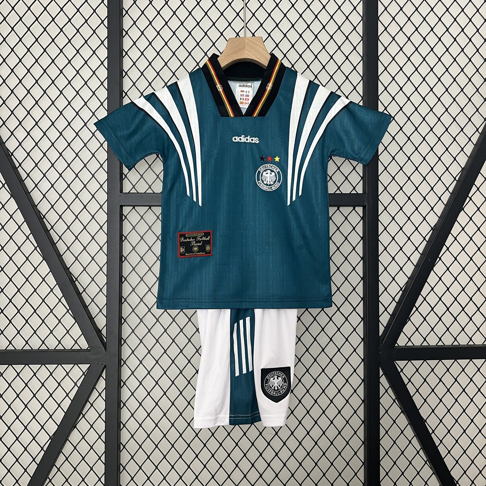 1996 Germany Away Retro Shirt - Kids  1