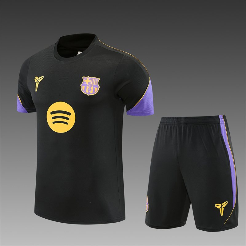 2026-27 Barcelona Black Short-Sleeve Training Jersey 1