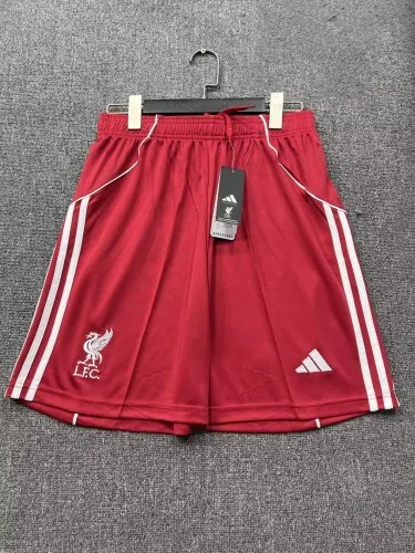2025-26 Liverpool Home Shirt Shorts 1