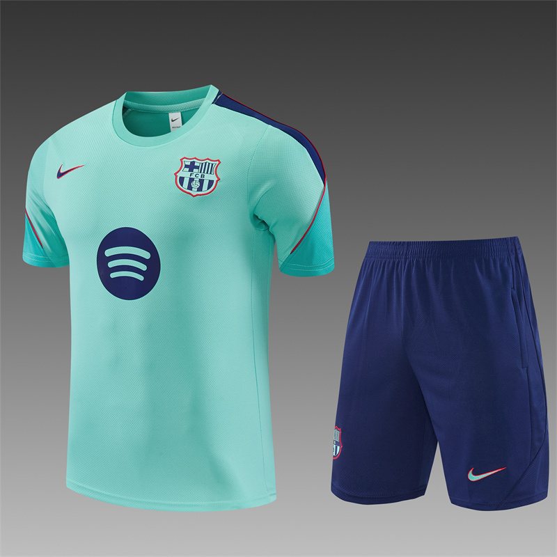 2026-27 Barcelona light blue short-sleeved training jersey 1