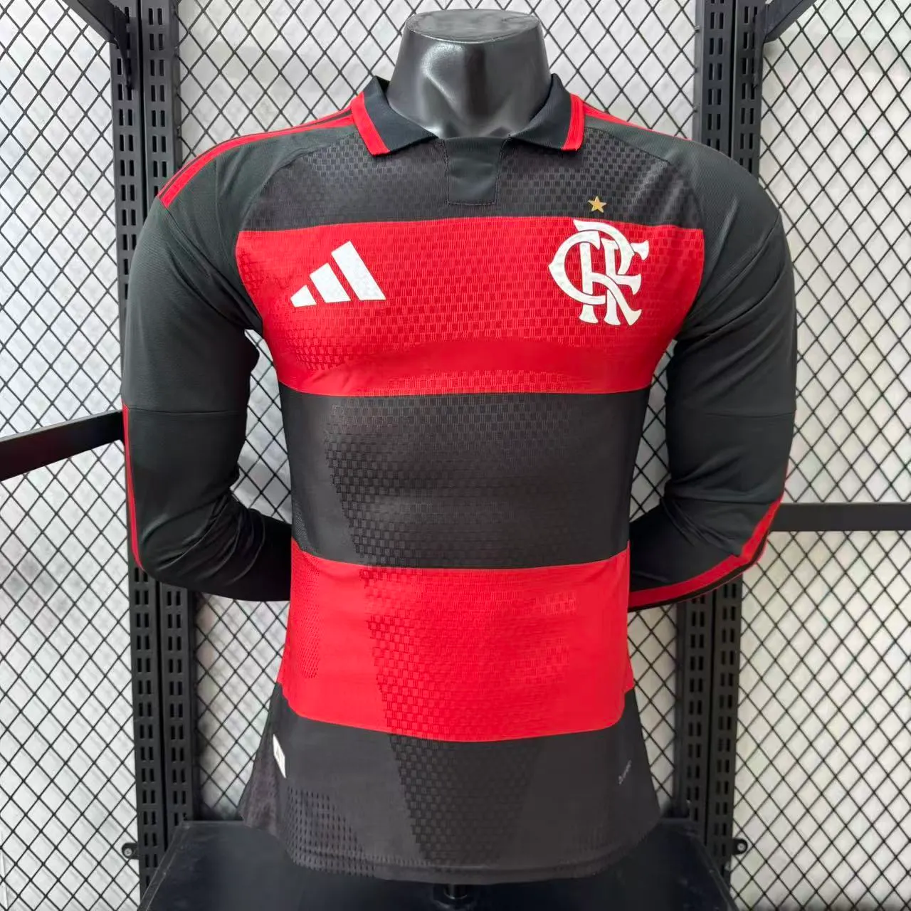 2026-27 Flamengo Home Long-Sleeve Jersey - Player Version 1