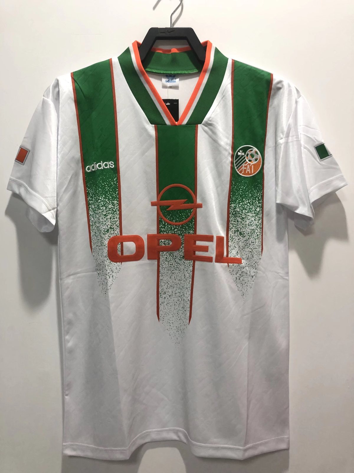 1994 Ireland Away Retro Jersey - with Advertisement 1
