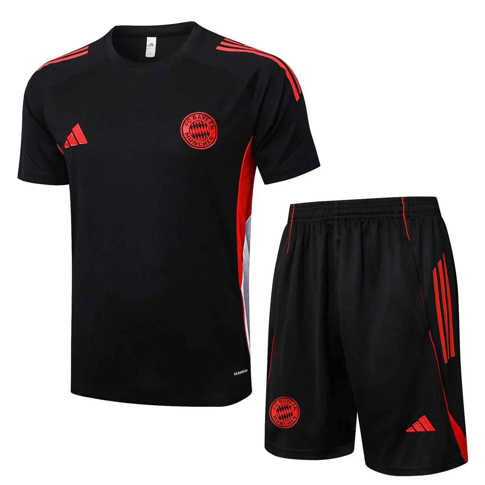 2025-26 season Bayern Munich black short-sleeved training kit 1