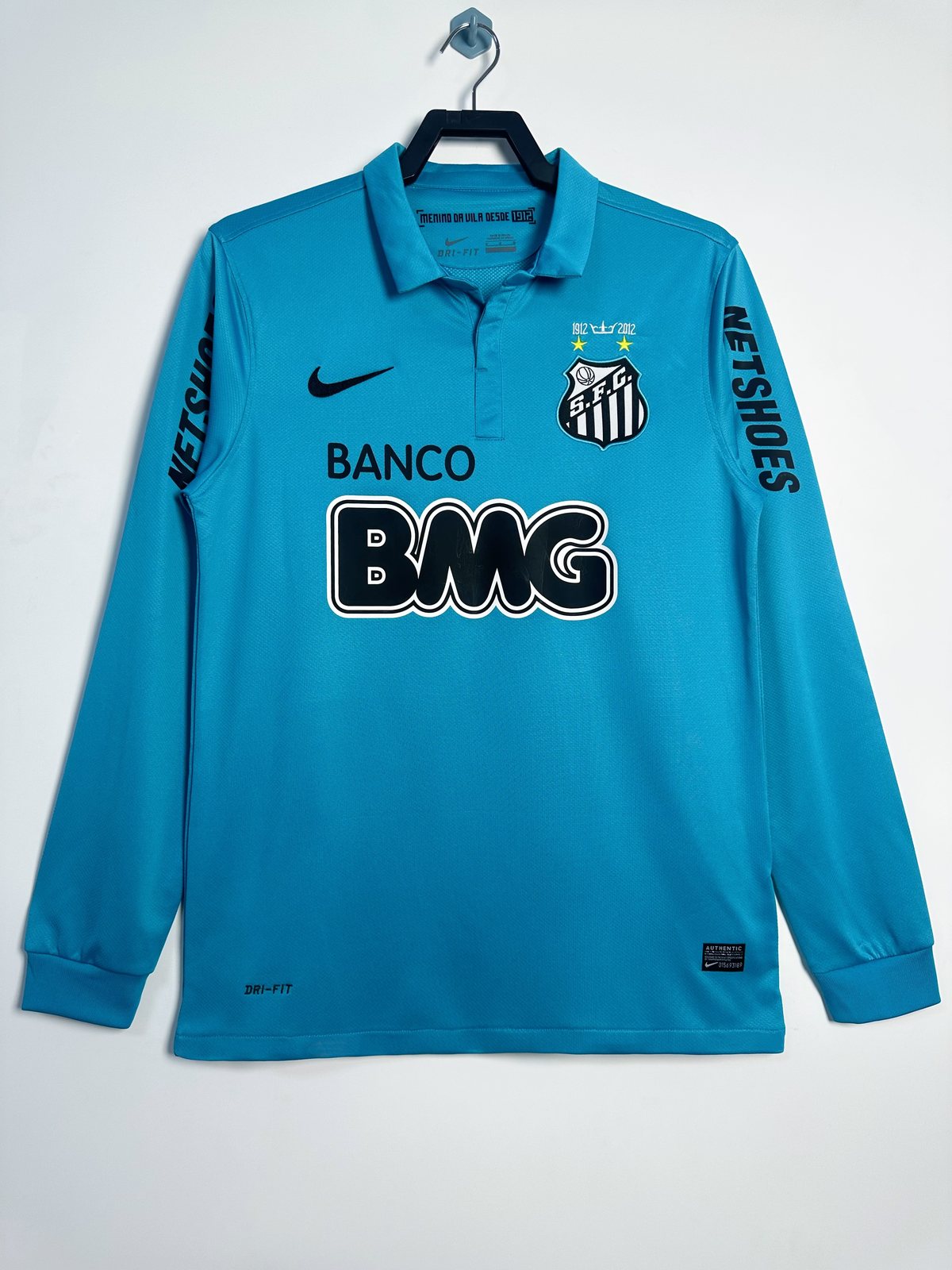 2012-13 Santos Second Away Match Retro Long-Sleeve Jersey 1