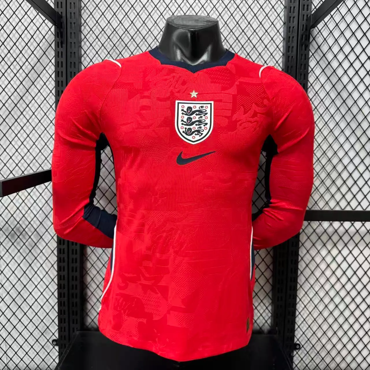2026 England Away Long-Sleeve Jersey – Player Version 1