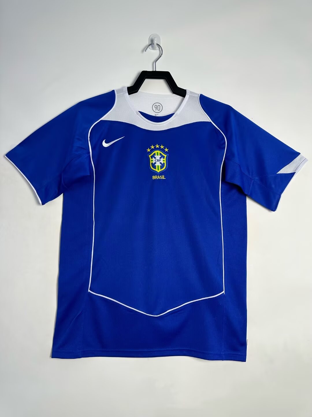 2004 Brazil Away Retro Jersey 1